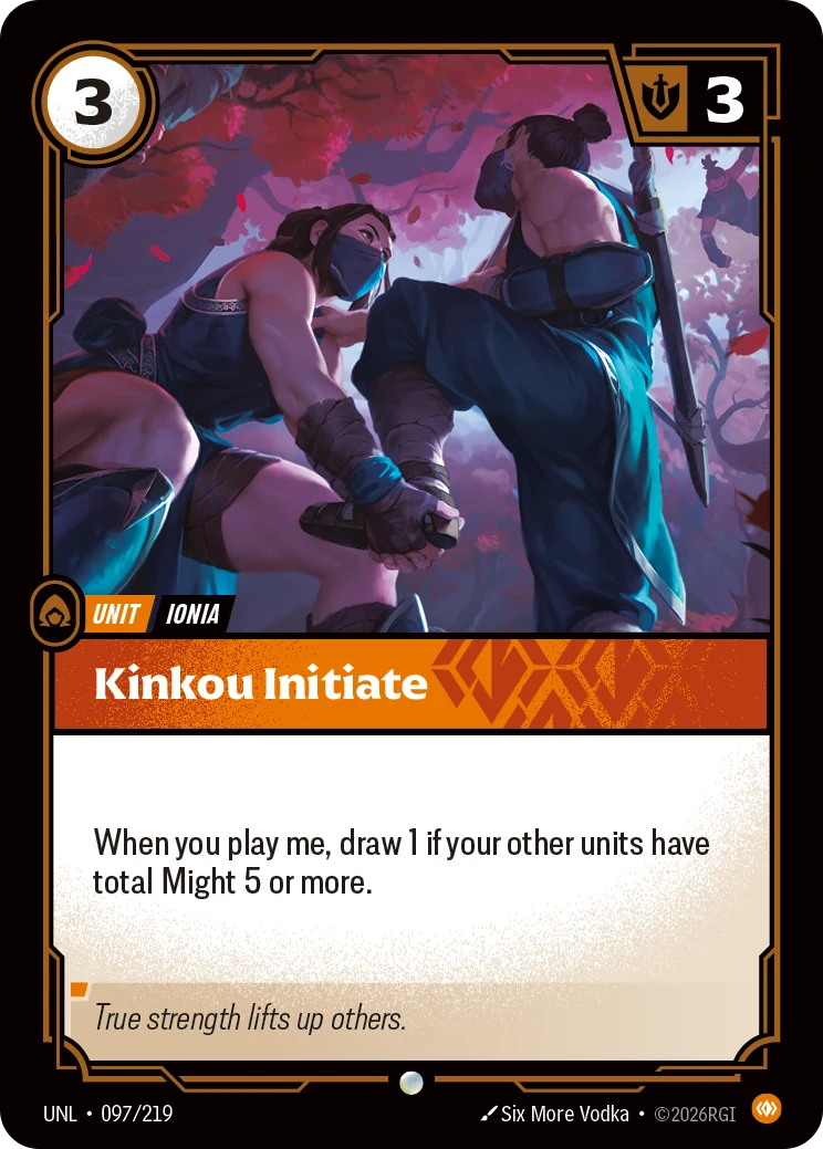 Kinkou Initiate (Unleashed #97)