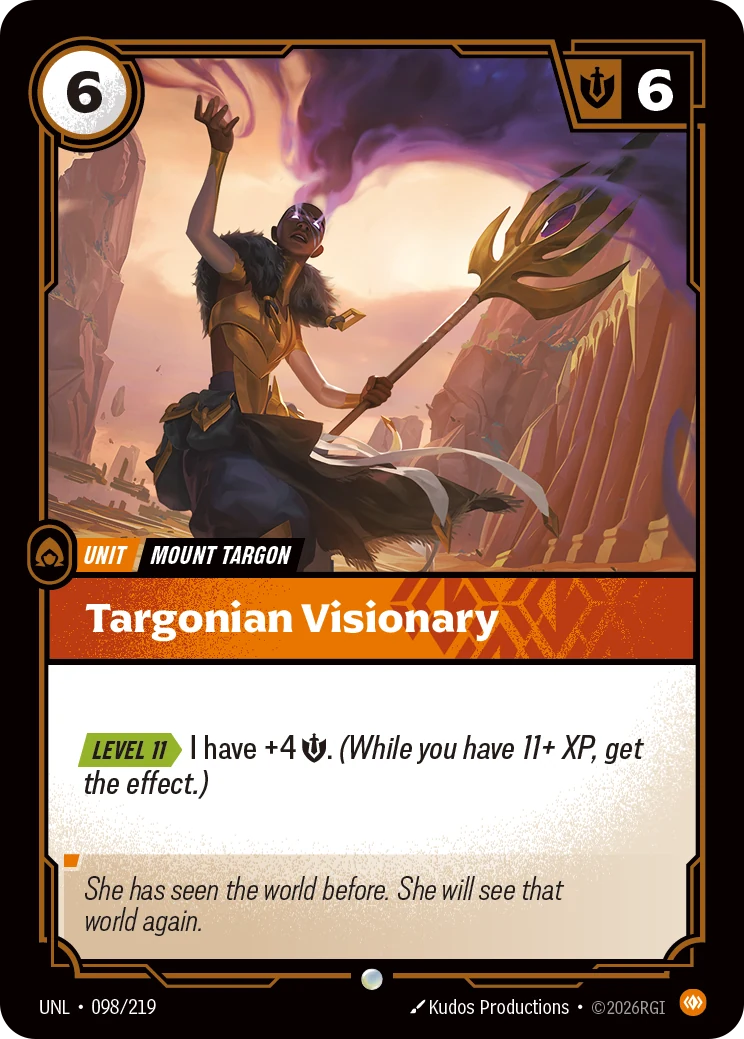 Targonian Visionary — Unleashed #98 (Riftbound card)