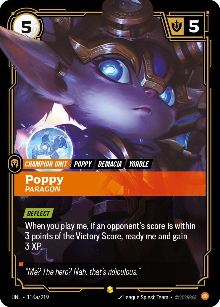 Poppy - Paragon (Alternate Art) (Unleashed #116)