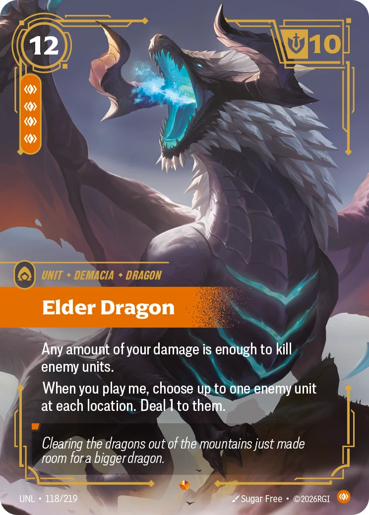 Elder Dragon — Unleashed #118 (Riftbound card)