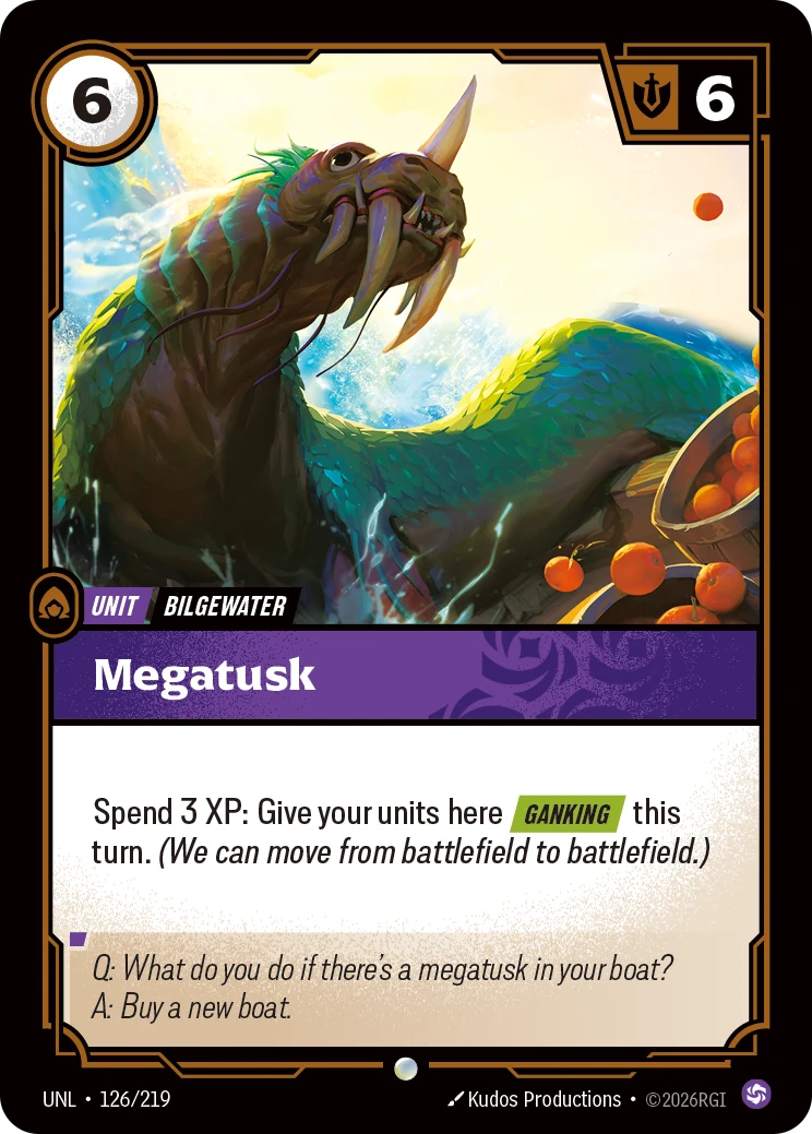 Megatusk — Unleashed #126 (Riftbound card)