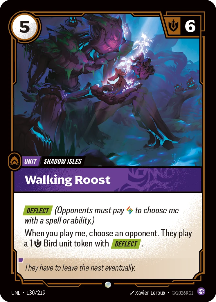 Walking Roost — Unleashed #130 (Riftbound card)
