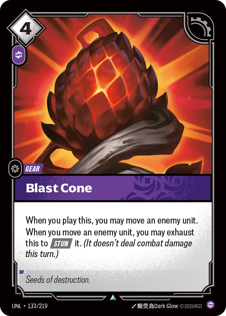 Blast Cone — Unleashed #133 (Riftbound card)