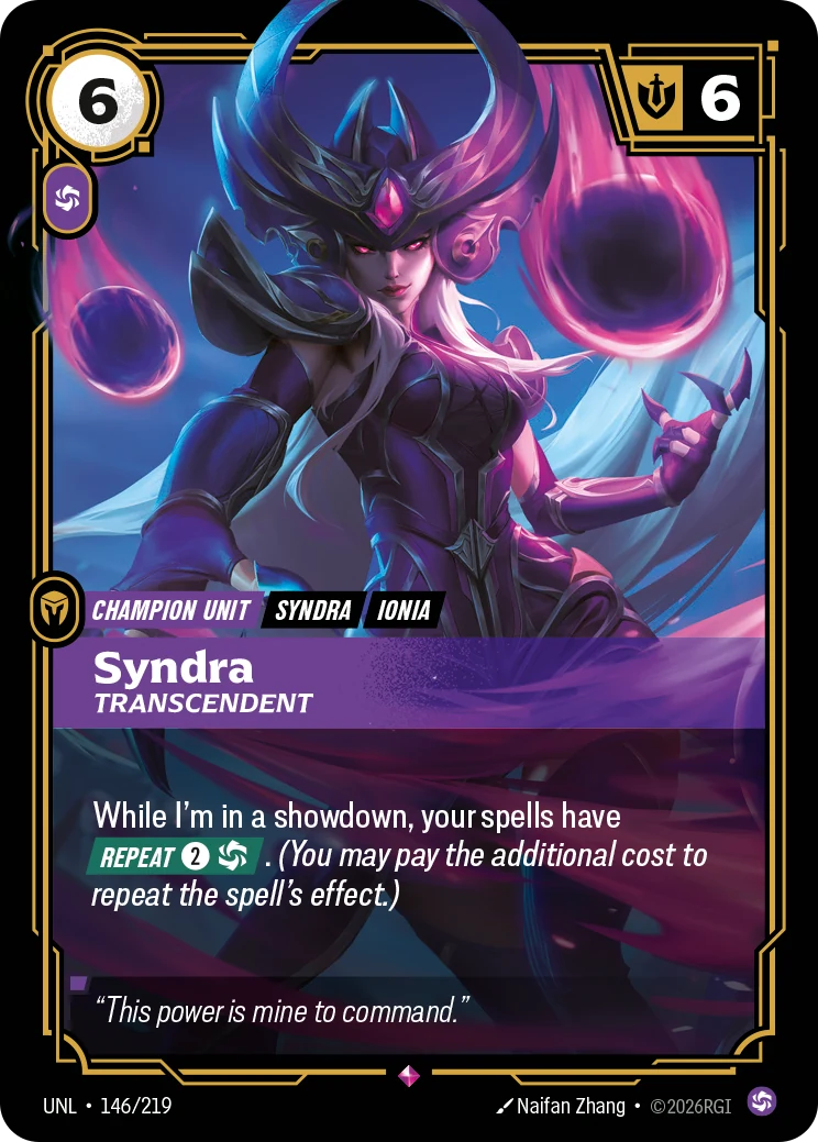 Syndra - Transcendent (Unleashed #146)