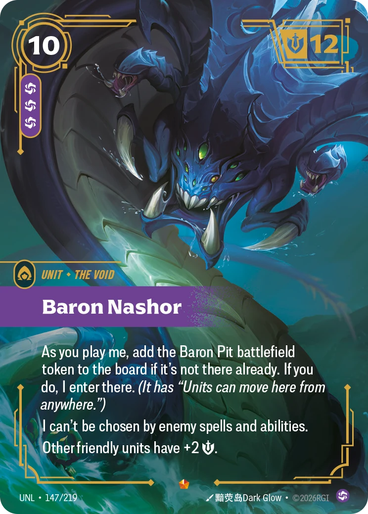 Baron Nashor — Unleashed #147 (Riftbound card)