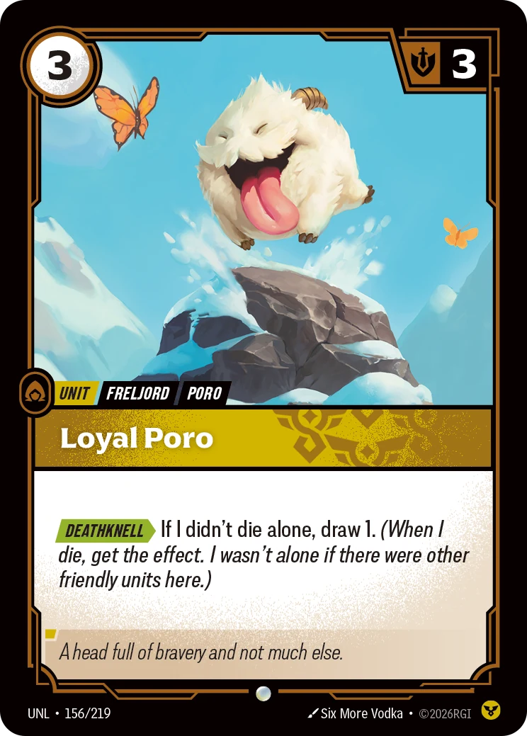 Loyal Poro (Unleashed #156)