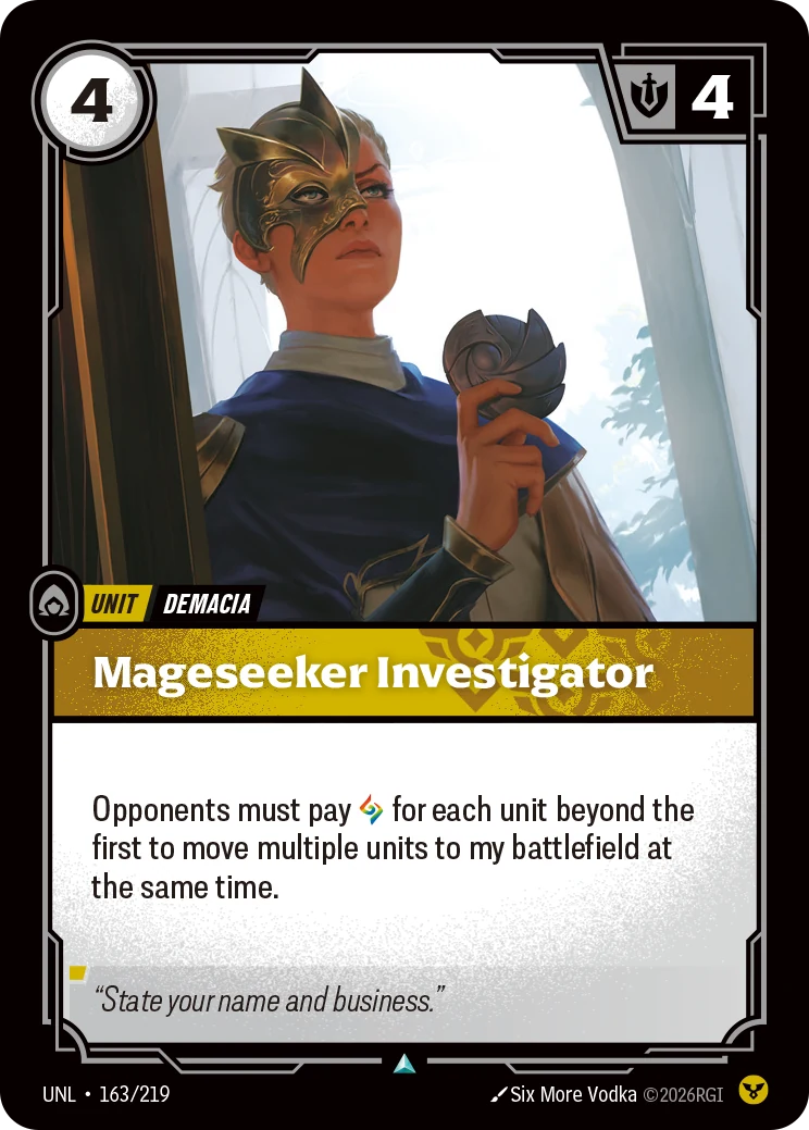 Mageseeker Investigator (Unleashed #163)