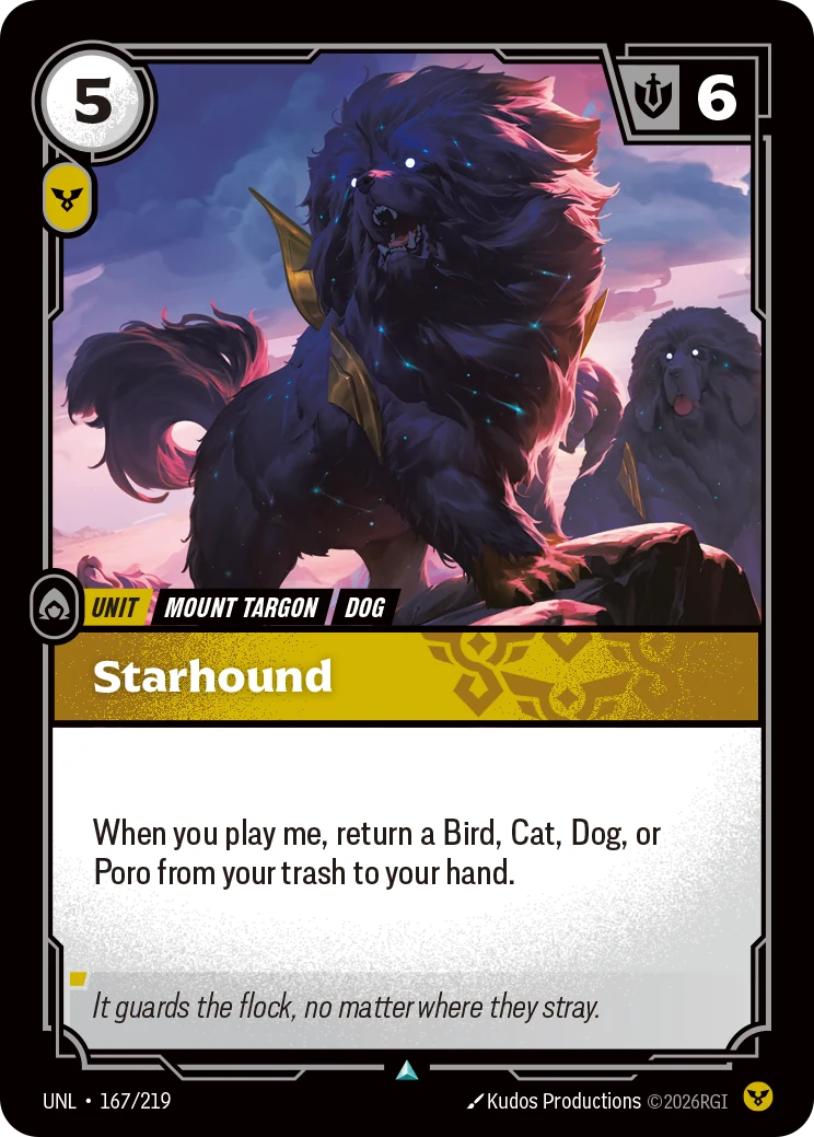 Starhound — Unleashed #167 (Riftbound card)