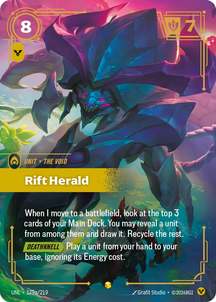 Rift Herald (Alternate Art) (Unleashed #179)