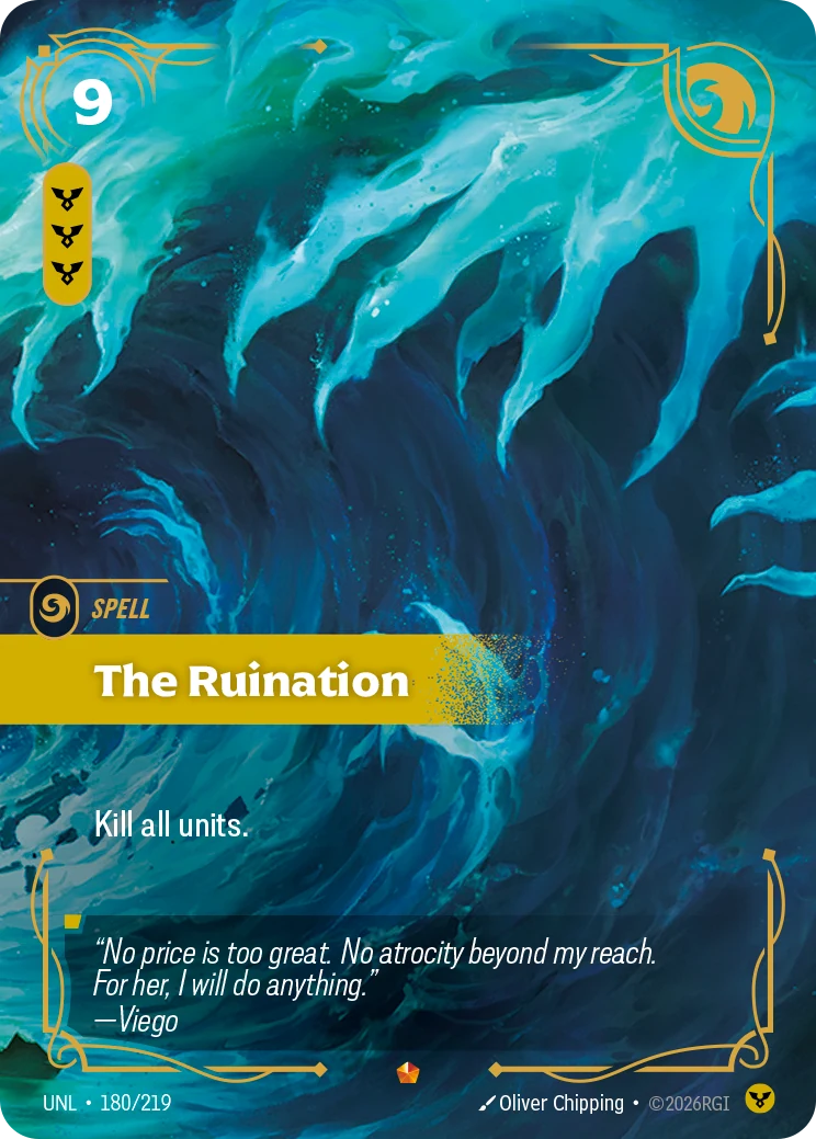 The Ruination — Unleashed #180 (Riftbound card)
