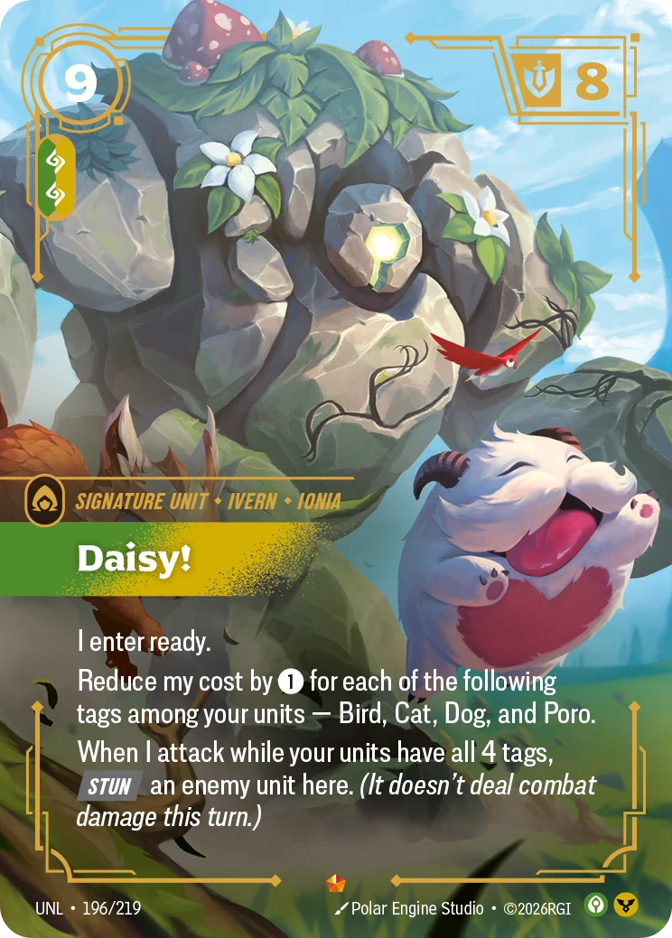 Daisy! — Unleashed #196 (Riftbound card)