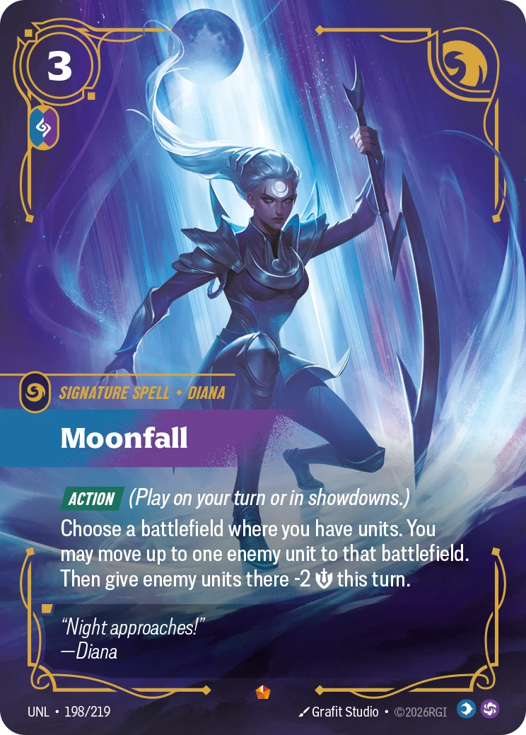 Moonfall — Unleashed #198 (Riftbound card)
