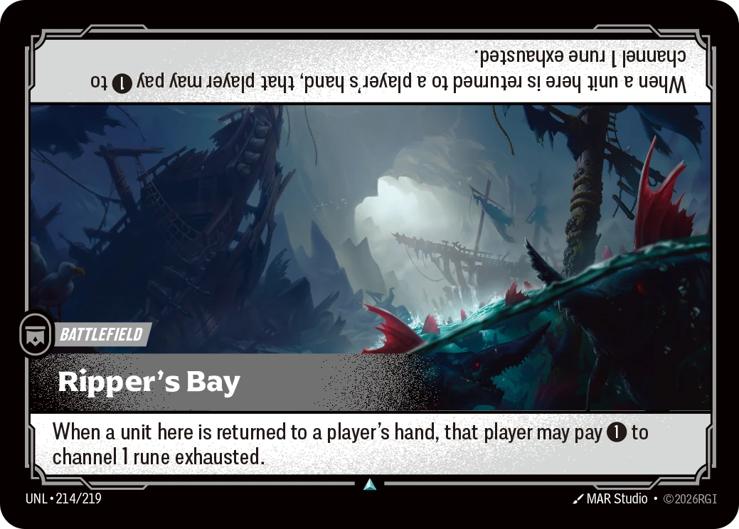 Ripper's Bay — Unleashed #214 (Riftbound card)