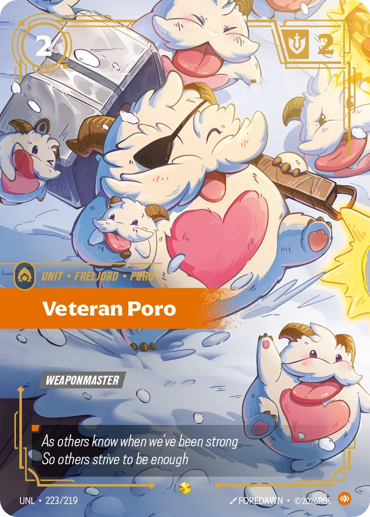 Veteran Poro (Overnumbered) (Unleashed #223)