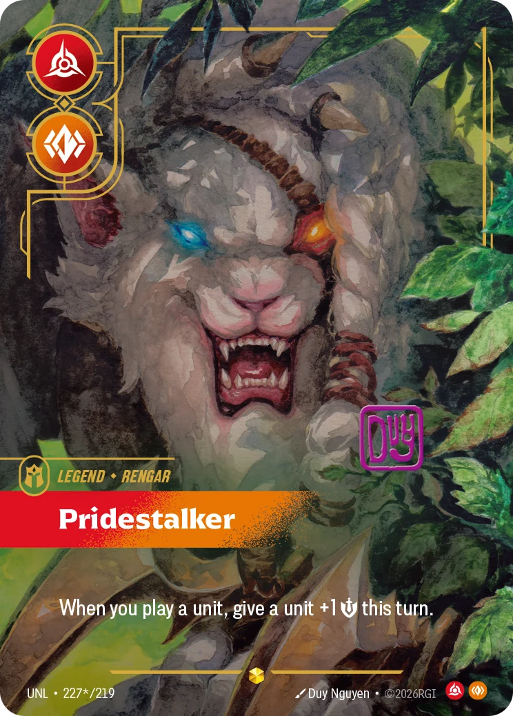 Rengar - Pridestalker (Signature) (Unleashed #227)