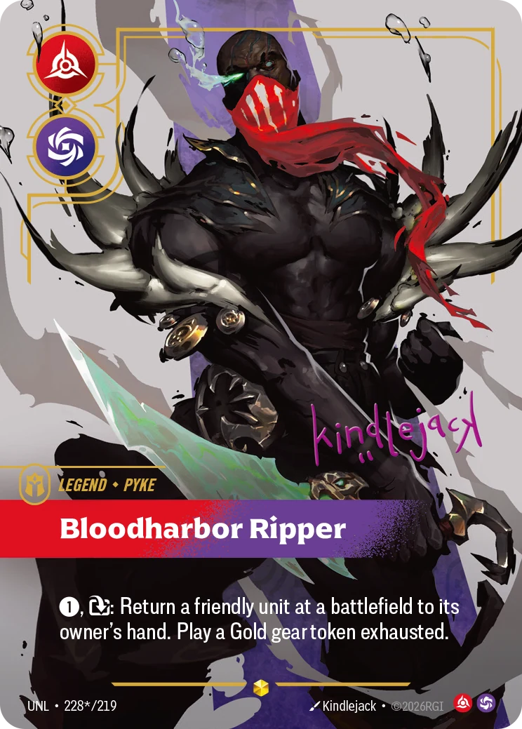 Pyke - Bloodharbor Ripper (Signature) (Unleashed #228)