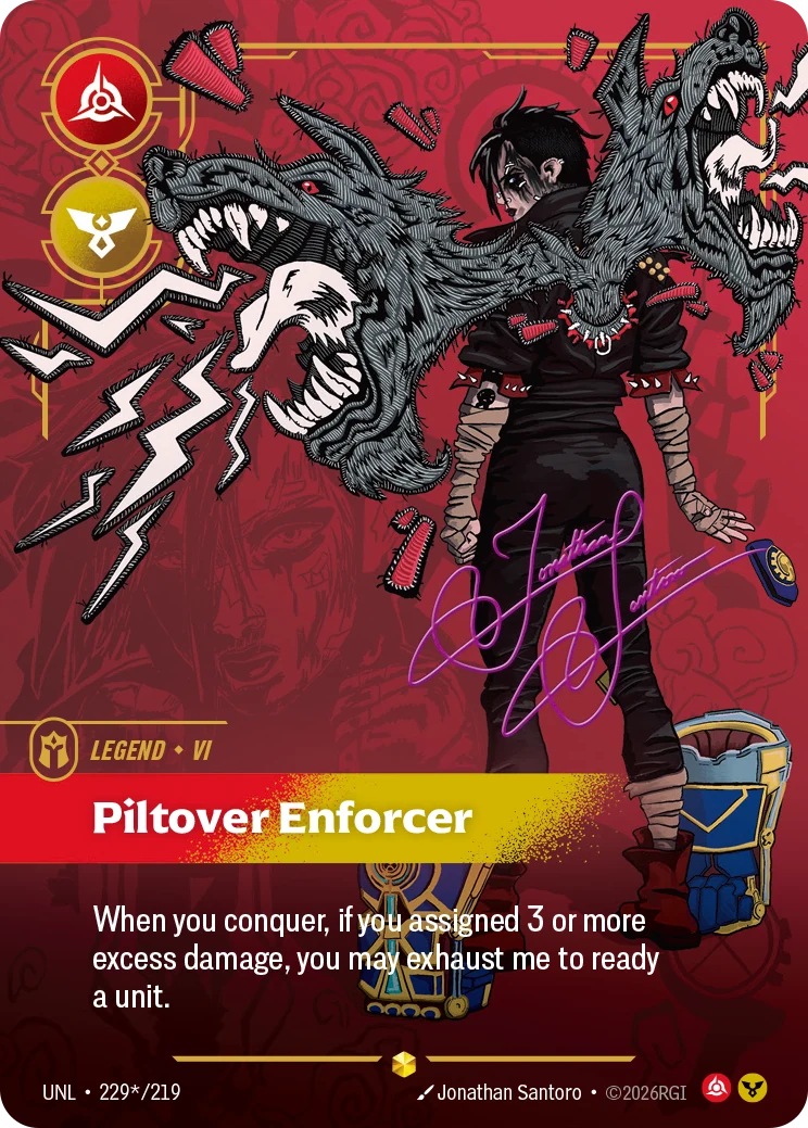 Vi - Piltover Enforcer (Signature) (Unleashed #229)