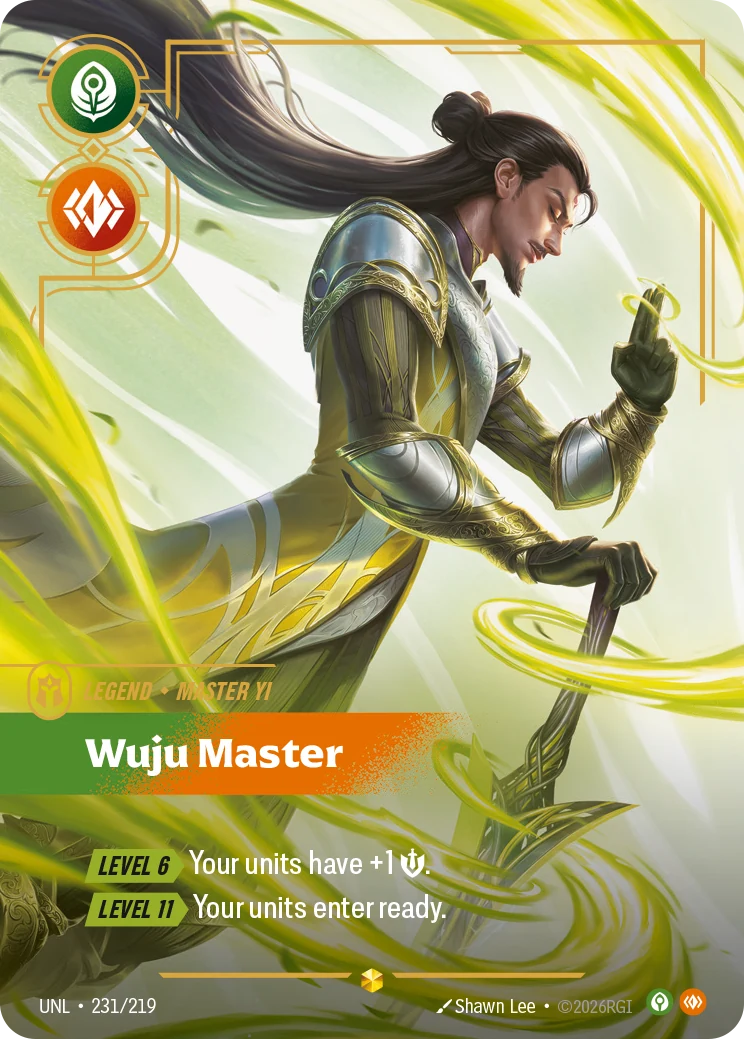 Master Yi - Wuju Master (Overnumbered) (Unleashed #231)