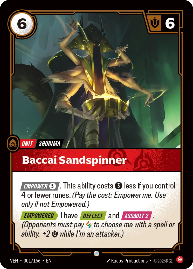 Baccai Sandspinner (Vendetta #1)