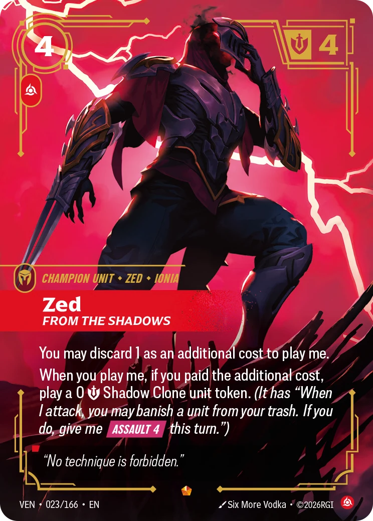 Zed, From the Shadows (Vendetta #23)