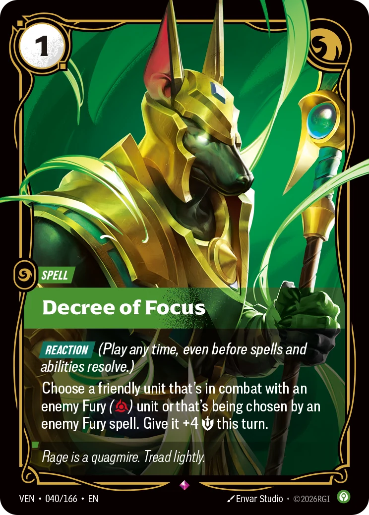 Decree of Focus (Vendetta #40)