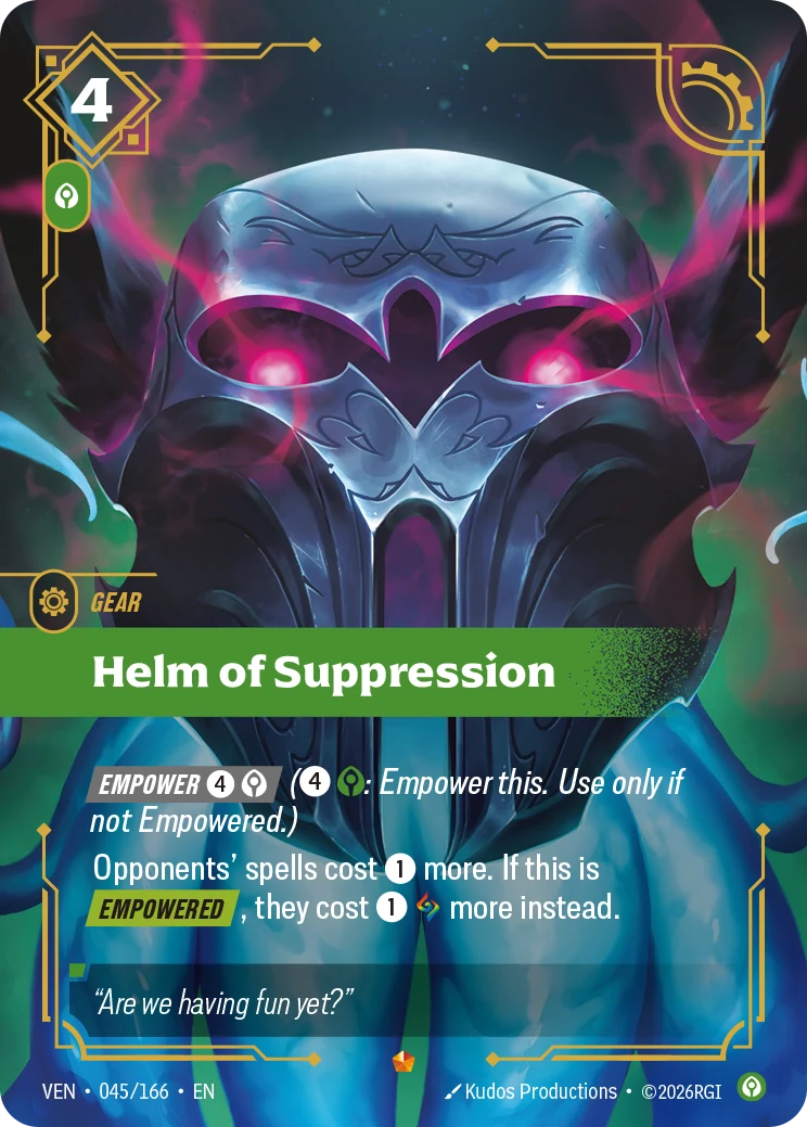 Helm of Suppression (Vendetta #45)