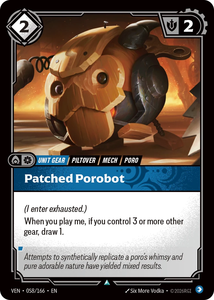 Patched Porobot (Vendetta #58)