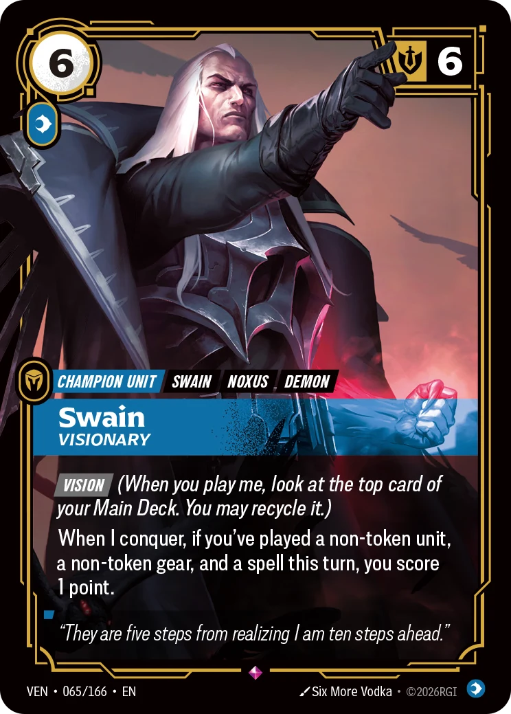 Swain, Visionary (Vendetta #65)
