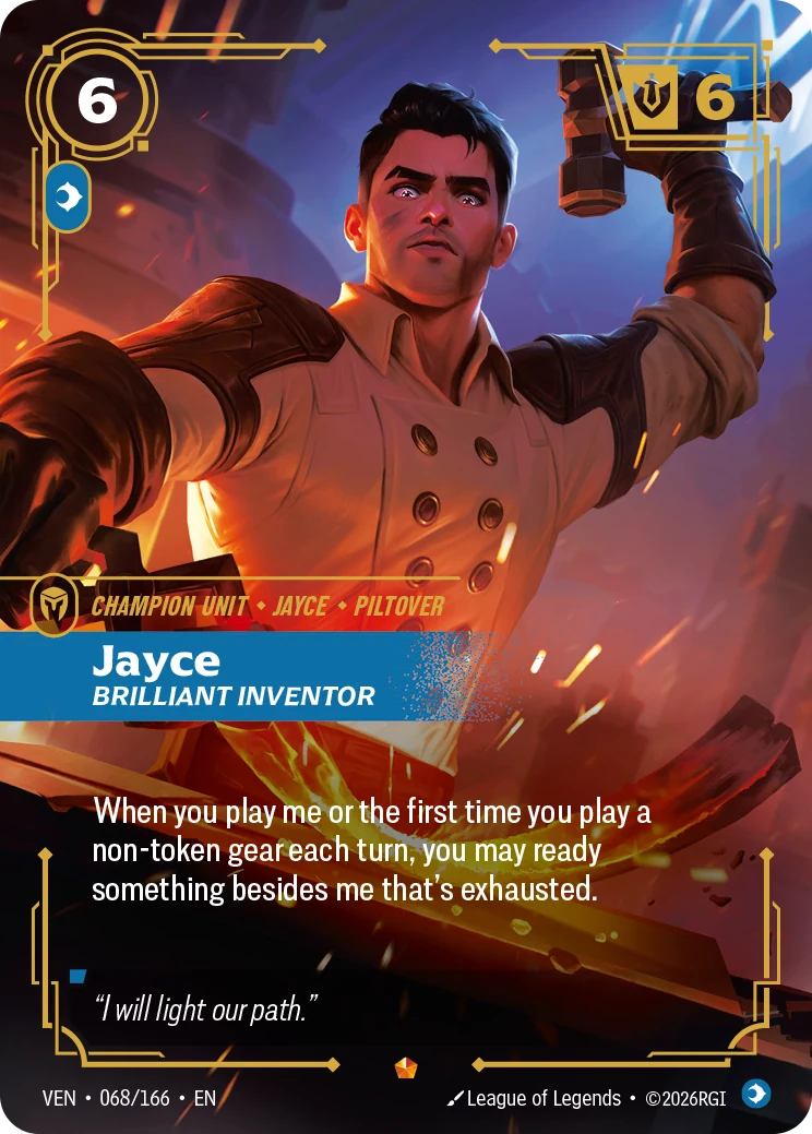 Jayce, Brilliant Inventor (Vendetta #68)
