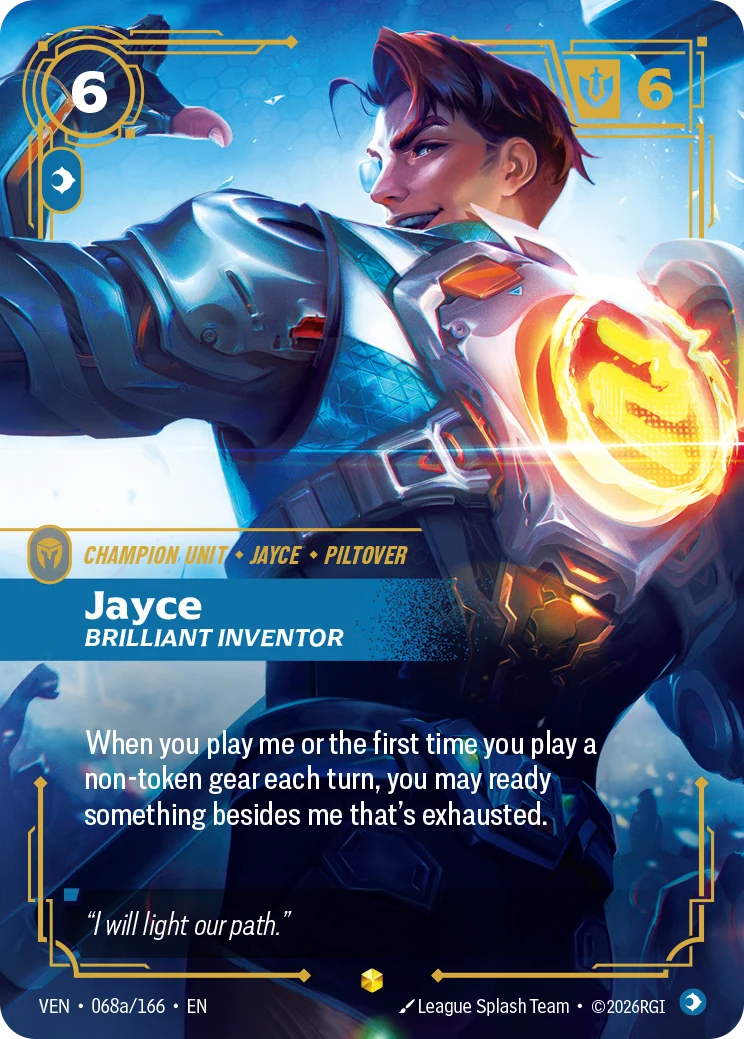 Jayce, Brilliant Inventor (Alternate Art) (Vendetta #68)
