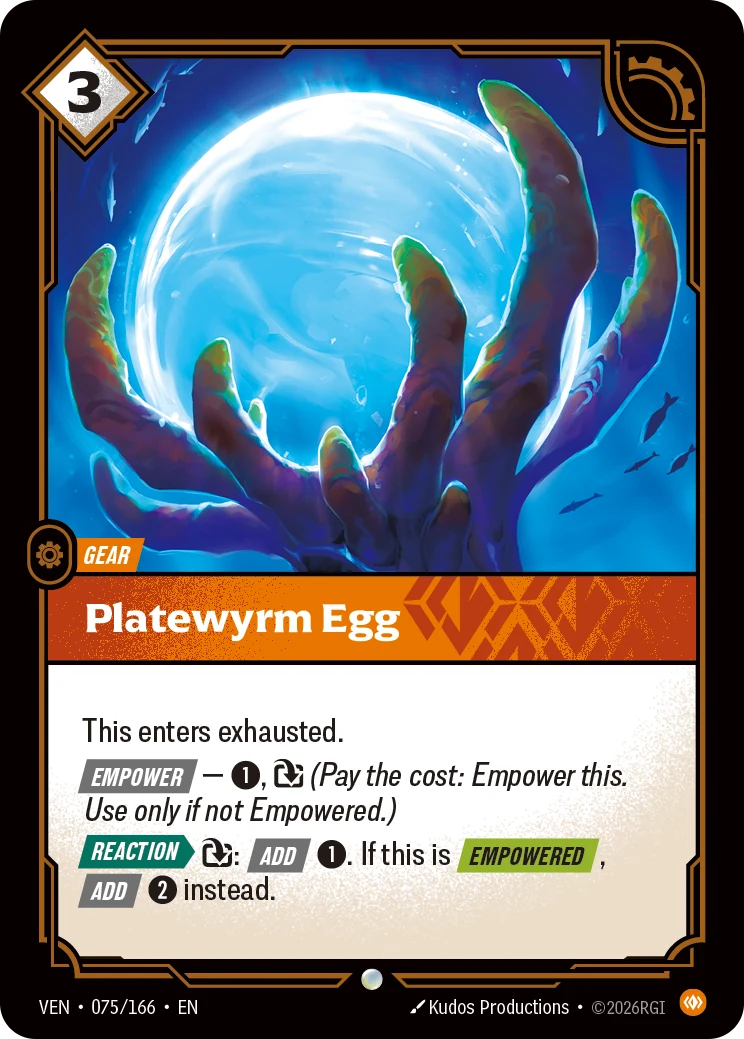 Platewyrm Egg (Vendetta #75)