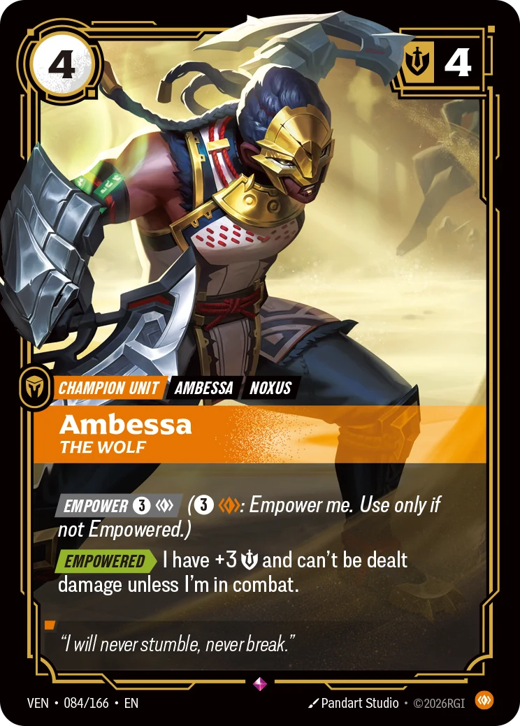 Ambessa, The Wolf (Vendetta #84)