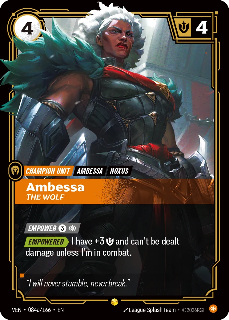 Ambessa, The Wolf (Vendetta #84)