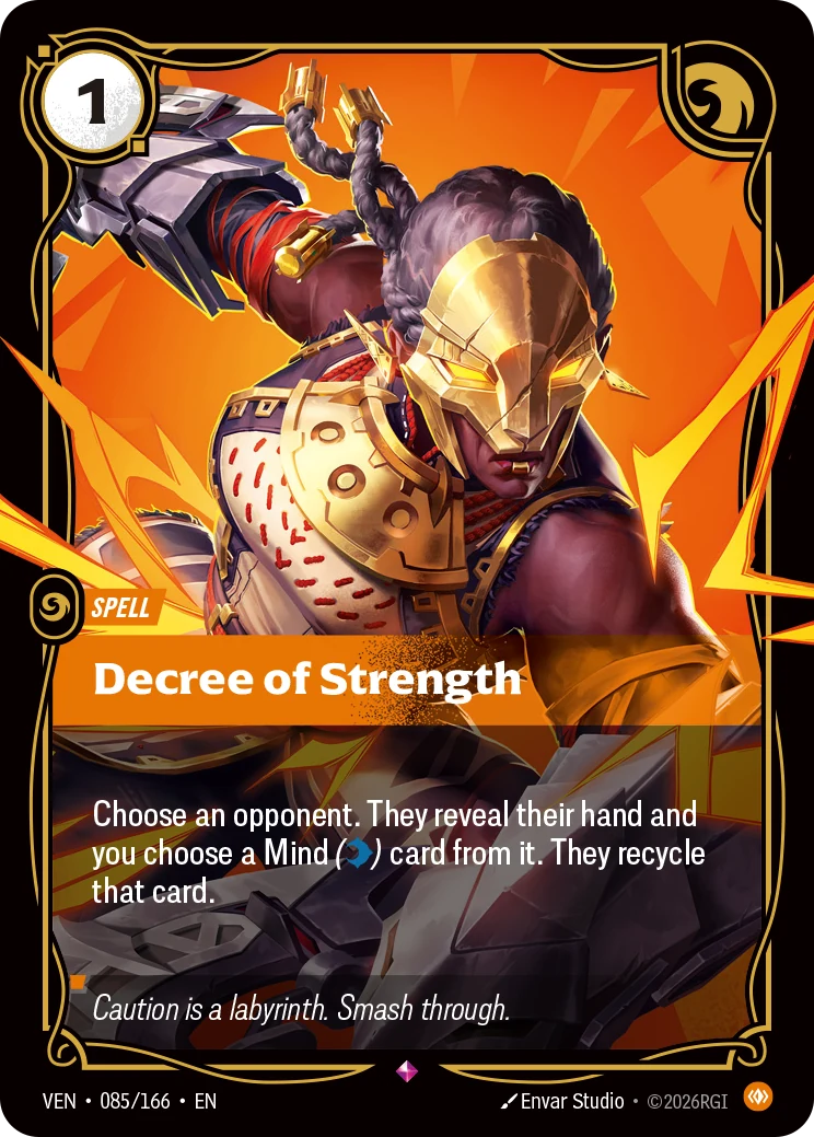 Decree of Strength (Vendetta #85)