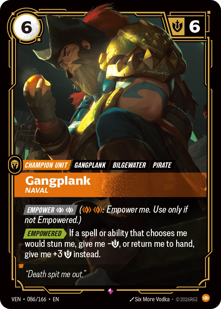 Gangplank, Naval (Vendetta #86)