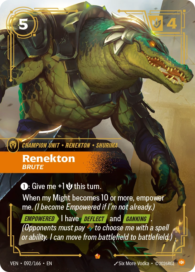 Renekton, Brute (Vendetta #92)