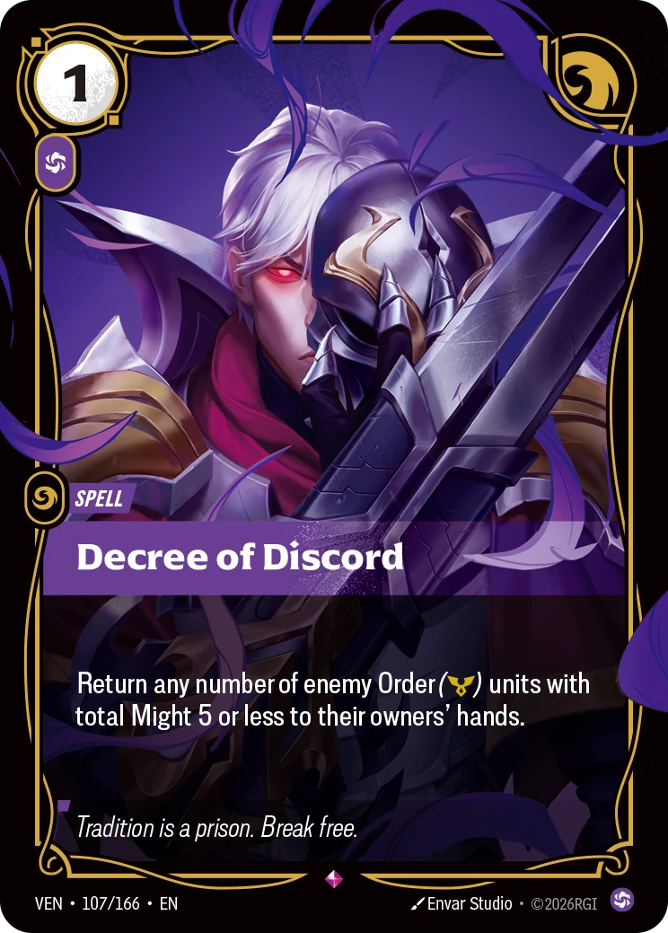 Decree of Discord (Vendetta #107)