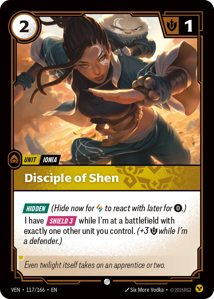 Disciple of Shen (Vendetta #117)