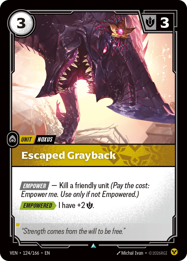 Escaped Grayback (Vendetta #124)