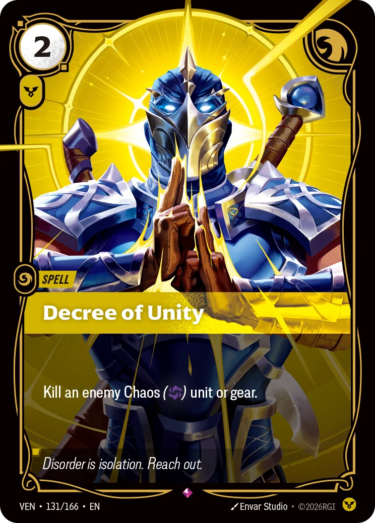 Decree of Unity (Vendetta #131)