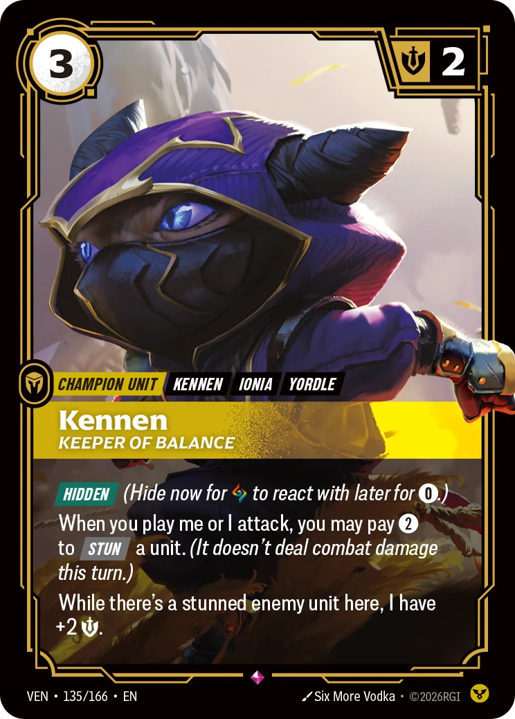 Kennen, Keeper of Balance (Vendetta #135)