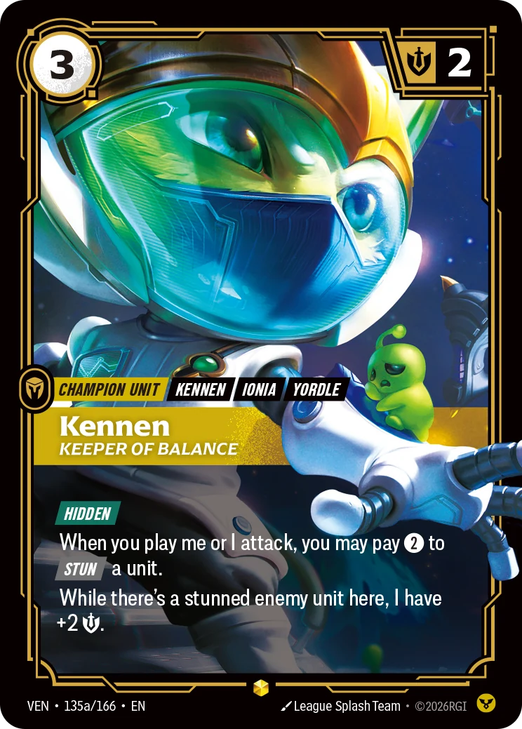 Kennen, Keeper of Balance (Alternate Art) (Vendetta #135)