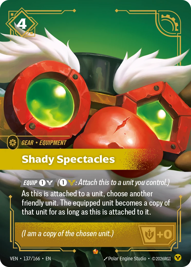 Shady Spectacles (Vendetta #137)