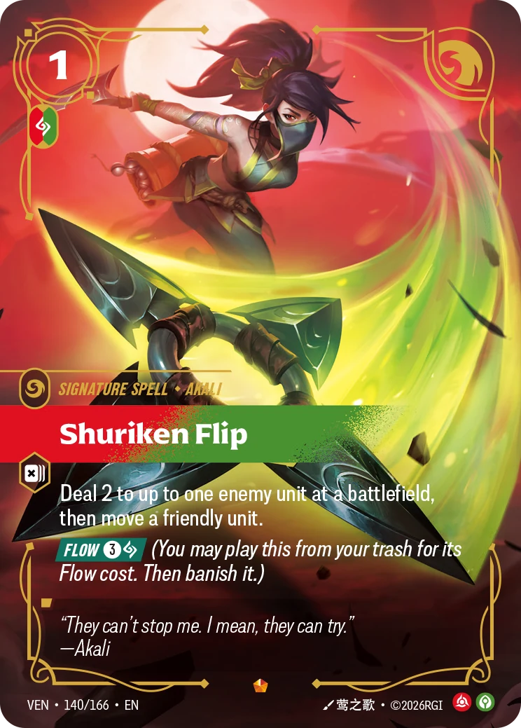 Shuriken Flip (Vendetta #140)