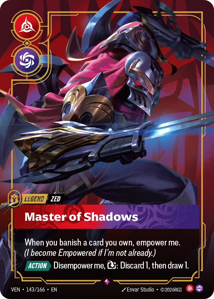 Zed - Master of Shadows (Vendetta #143)