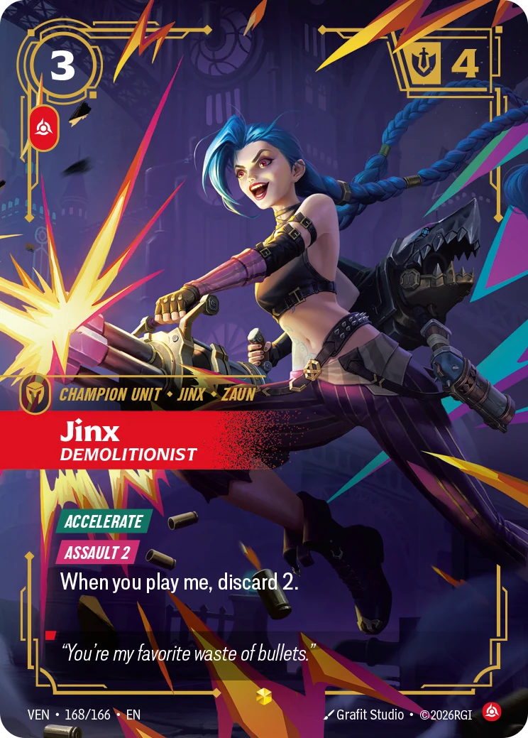 Jinx, Demolitionist (Overnumbered) (Vendetta #168)