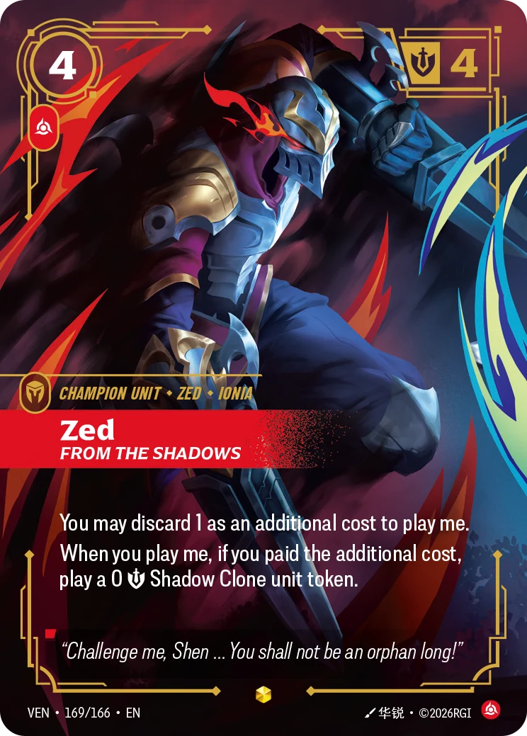 Zed, From the Shadows (Overnumbered) (Vendetta #169)