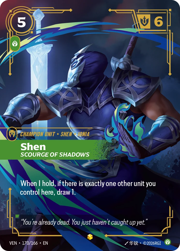 Shen, Scourge of Shadows (Vendetta #170)