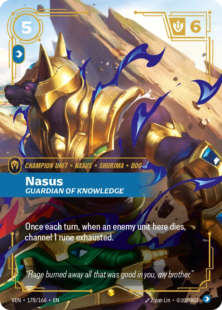 Nasus, Guardian of Knowledge (Vendetta #178)