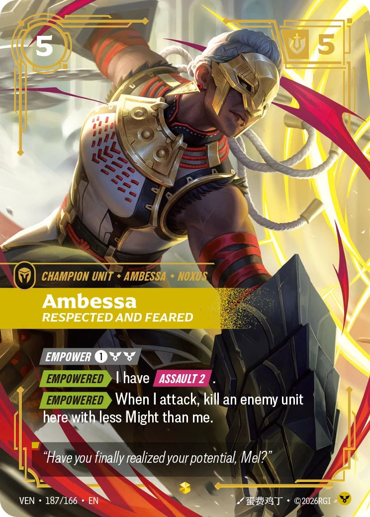 Ambessa, Respected and Feared (Vendetta #187)